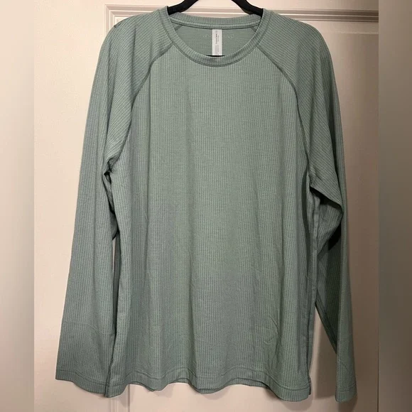 Outdoor Voices Thinkfast Long Sleeve Tee Size XL Green - Picture 1 of 7